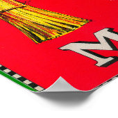 Rinaldo Macaroni Labelフィラデルフィア， PA ポスター (角)