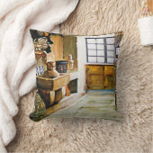 Rincón gallego (Apunte)/Galician nook (Sketch) クッション (ブランケット)