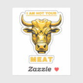 Rinder sind kein Essen シール (シート)