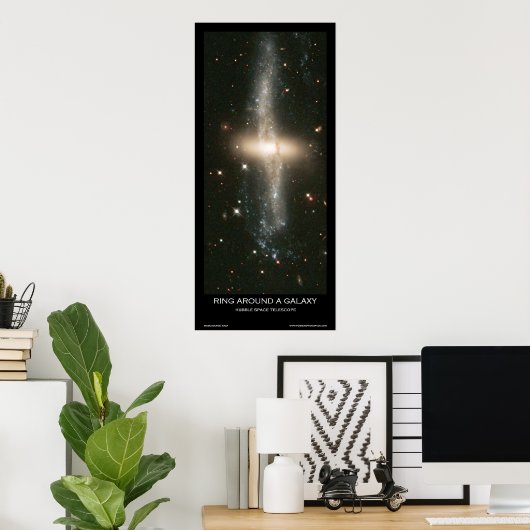 Ring Around A Galaxy - Posters From Space ポスター (ホームオフィス)