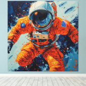 Ring Around the Moon-12 キャンバスプリント (インサイチュ (ウッドフロア))