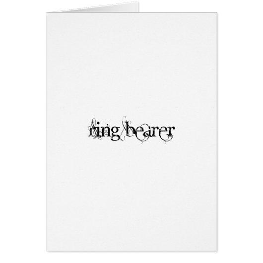 Ring Bearer (正面)