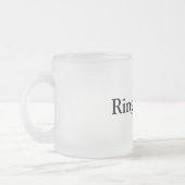 Ring Bearer フロストグラスマグカップ (左)