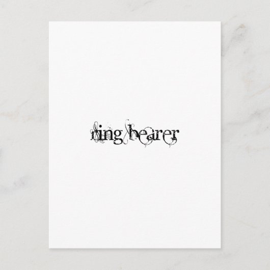 Ring Bearer ポストカード (正面)