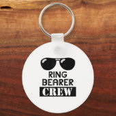 Ring Bearer Crew Ring Wedding Party Sungl Security キーホルダー (正面)