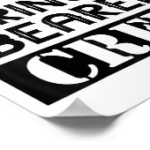 Ring Bearer Crew Ring Wedding Party Sungl Security ポスター (角)