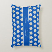 Ring Bearer Pillow With Bride & Groom Names アクセントクッション (正面(垂直))