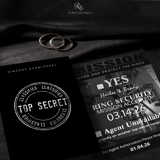 Ring Bearer Response Card サンキューカード