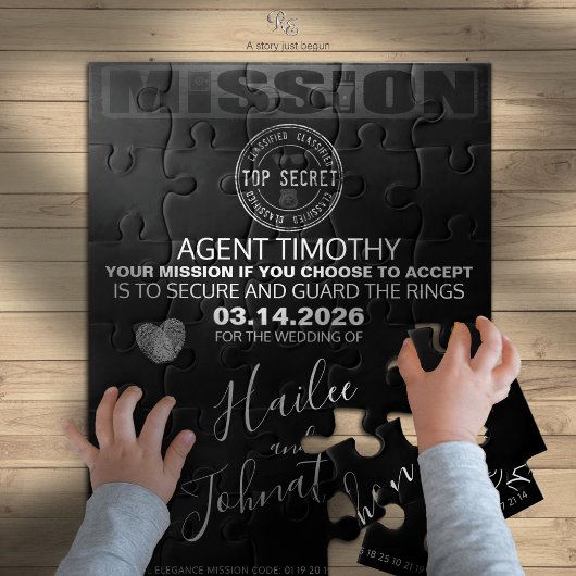 Ring Bearer Response Card サンキューカード