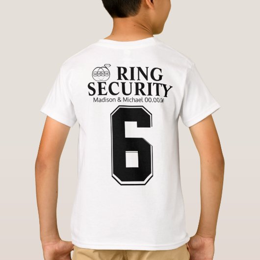 Ring Bearer Security T Shirt Tシャツ (裏面)