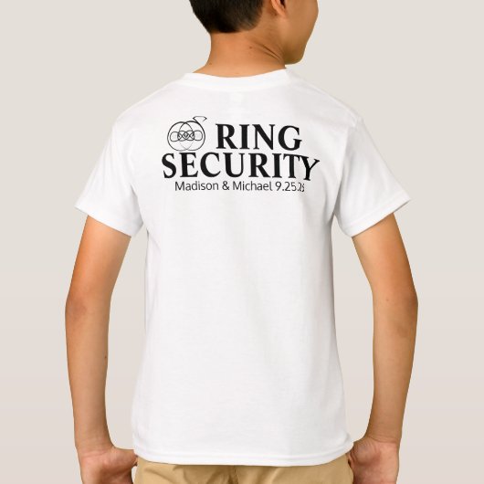 Ring Bearer Security T Shirt Tシャツ (裏面)
