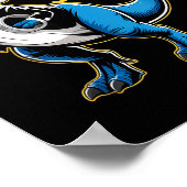 Ring Bearer T-rex Dino Funny Wedding Party Ring Di ポスター (角)