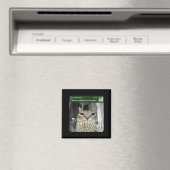 Ring Cat With Motion Meme  マグネット (インサイチュ (食洗機))