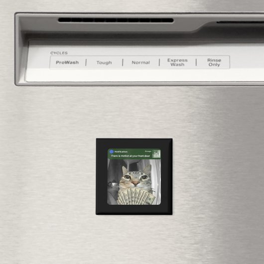 Ring Cat With Motion Meme  マグネット (インサイチュ (食洗機))