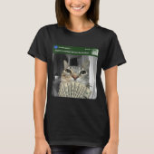 Ring Cat With Motion Meme  Tシャツ (正面)