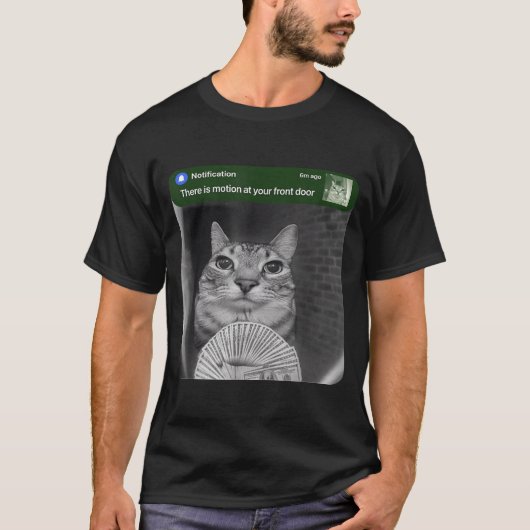 Ring Cat With Motion Meme  Tシャツ (正面)