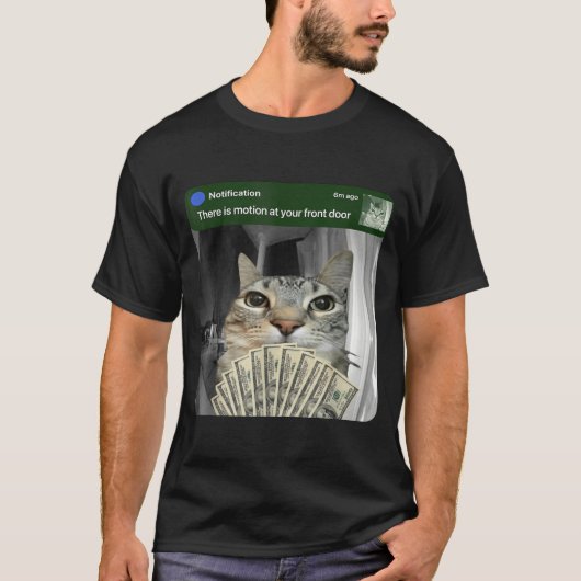 Ring Cat With Motion Meme  Tシャツ (正面)