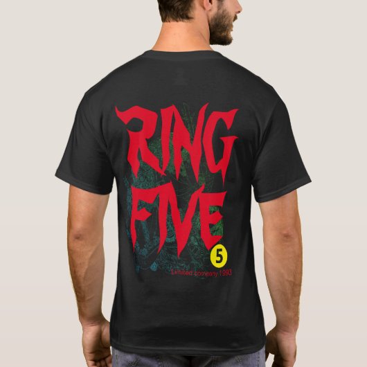 RING FIVE Tシャツ (裏面)