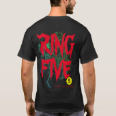 RING FIVE Tシャツ (裏面)