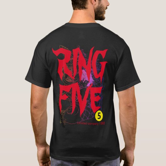 RING FIVE　 Tシャツ (裏面)