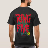 RING FIVE Tシャツ (裏面)