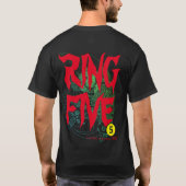 RING FIVE Tシャツ (裏面)