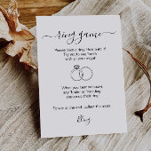 Ring Game Bridal Shower Printable Ring Hunt Game 招待状