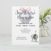 Ring in 2026 New Year's Eve Watercolor Party 招待状 (スタンド正面)