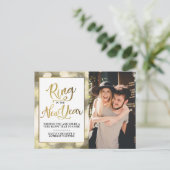 Ring In The New Year | Happy New Year Photo シーズンポストカード (スタンド正面)