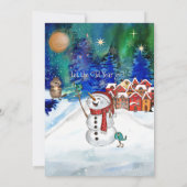 Ring in the New Year with Nordic Charm I Whimsical 招待状 (裏面)