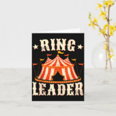 Ring Leader - Circus Lover Ringmaster Circus Party カード (黄色い花)