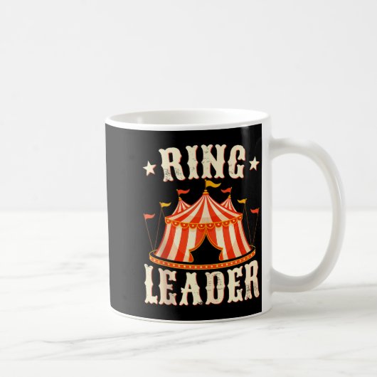 Ring Leader - Circus Lover Ringmaster Circus Party コーヒーマグカップ (右)