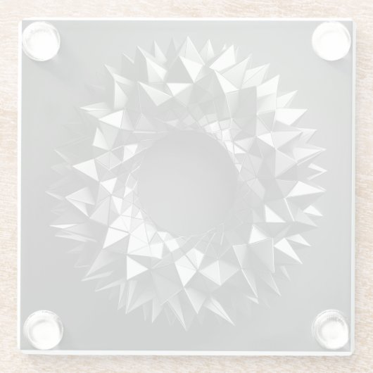 ring of irregular pyramides ガラスコースター (裏面)