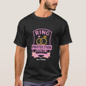 Ring Protection Agency Funny Wedding Party Design  Tシャツ (正面)