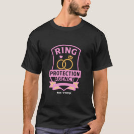 Ring Protection Agency Funny Wedding Party Design  Tシャツ