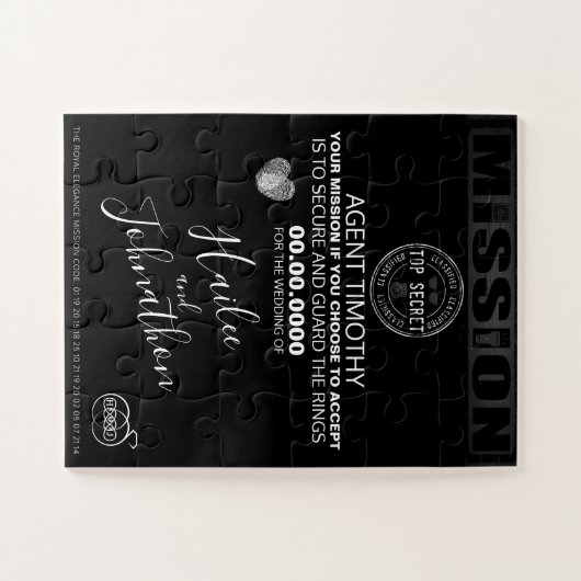 Ring Security Hidden Pictures Puzzle Invitation ジグソーパズル (横)