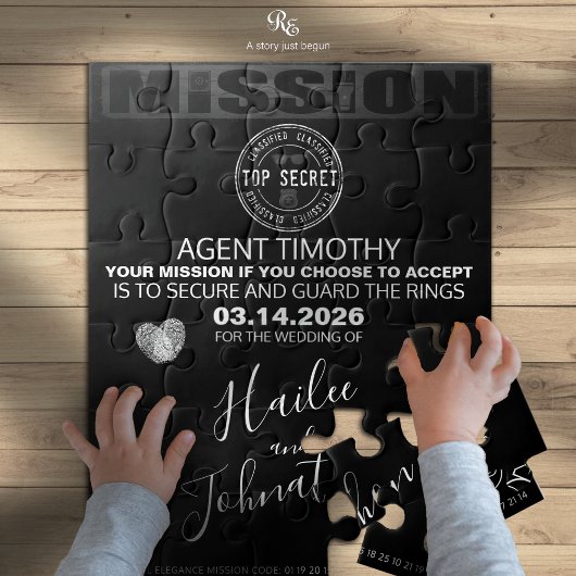 Ring Security Hidden Pictures Puzzle Invitation ジグソーパズル