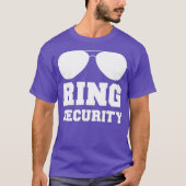 Ring Security Ring Bearer Boys Wedding Party Tシャツ (正面)