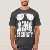 Ring Security  Ring Bearer Boys Wedding Party Tシャツ (正面)