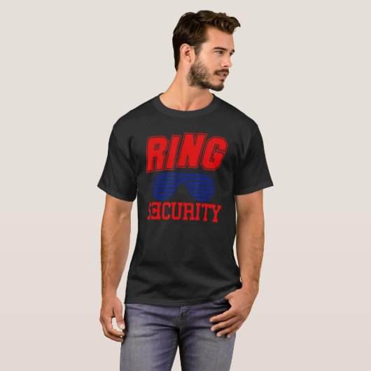 Ring Security Tee Ring Bearer Boys Wedding Party Tシャツ (正面フル)