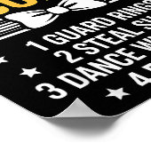 Ring Security Wedding Party Funny Ring Bearer  ポスター (角)