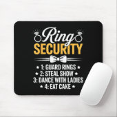 Ring Security Wedding Party Funny Ring Bearer  マウスパッド (マウス)