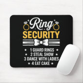 Ring Security Wedding Party Funny Ring Bearer  マウスパッド (マウス)
