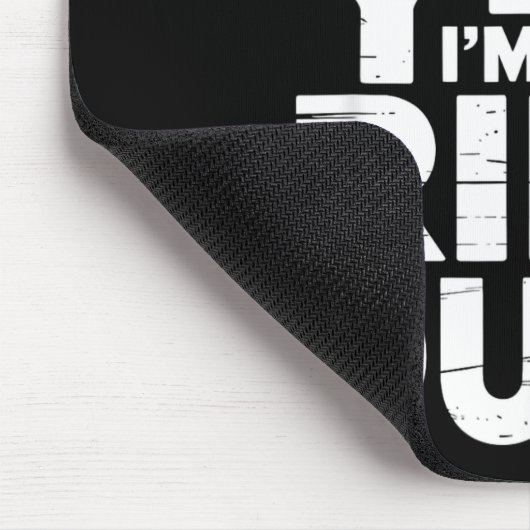 Ring Security Wedding Party Funny Ring Bearer  マウスパッド (コーナー)