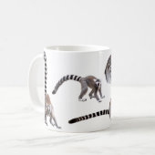 Ring-tailed lemur コーヒーマグカップ (正面左)