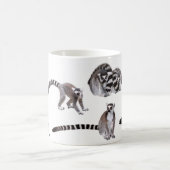 Ring-tailed lemur コーヒーマグカップ (中央)