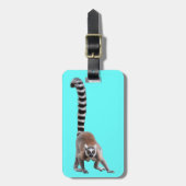 Ring-tailed lemur ラゲッジタグ (正面縦)