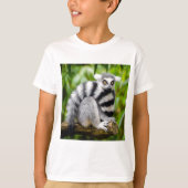 Ring-tailed lemur tシャツ (正面)