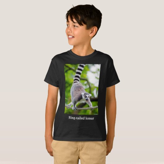 Ring-tailed lemur tシャツ (正面フル)