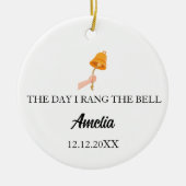 Ring the Bell Gift Cancer Survivor,End of Chemo  セラミックオーナメント (正面)